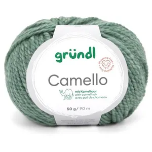 Pelote de Laine Mérinos et Chameau CAMELLO de Gründl   Fil Naturel Dou...