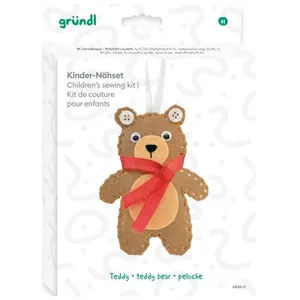 Kit de Couture Enfant - Ourson en Feutrine - Gründl(...) - Marron