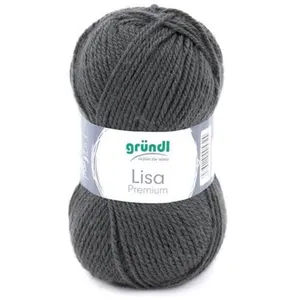 Non communiqué Fil à tricoter LISA PREMIUM UNI - Grundl(...) - 25 Gris