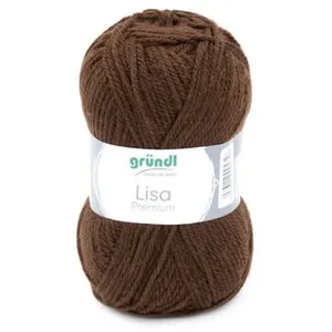 Non communiqué Fil à tricoter LISA PREMIUM UNI - Grundl(...) - 23 Marron
