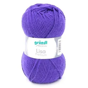 Non communiqué Fil à tricoter LISA PREMIUM UNI - Grundl(...) - 21 Violet