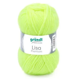 Non communiqué Fil à tricoter LISA PREMIUM UNI - Grundl(...) - 27 Jaune Fluo