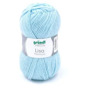 Gründl 760-08 Fil, Acrylic, Bleu De l'enfer, 3,5-4,5 mm