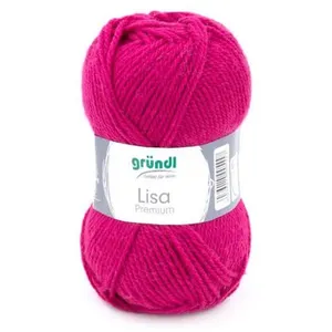 Non communiqué Fil à tricoter LISA PREMIUM UNI - Grundl(...) - 14 Rose