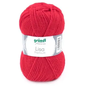Non communiqué Fil à tricoter LISA PREMIUM UNI - Grundl(...) - 12 Rouge