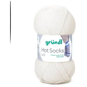 Laine à chaussettes à tricoter HOT SOCKS UNI - Grundl - certifiée Oeko... pas cher