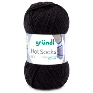Laine à chaussettes à tricoter HOT SOCKS UNI - Grundl - certifiée Oeko... pas cher