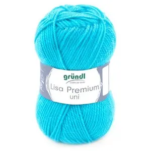 Non communiqué Fil à tricoter LISA PREMIUM UNI - Grundl(...) - 41 Bleu