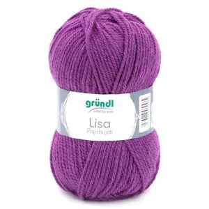 Non communiqué Fil à tricoter LISA PREMIUM UNI - Grundl(...) - 48 Violet