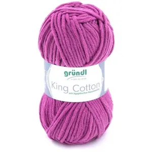 Non communiqué Pelote de Coton à tricoter KING COTTON - Grundl(...) - 14 Violet