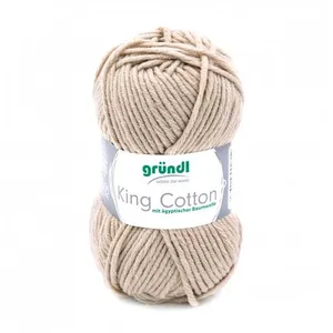 Non communiqué Pelote de Coton à tricoter KING COTTON - Grundl(...) - 03 Marron