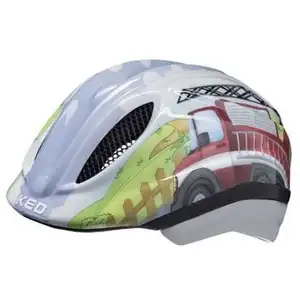 Comparateur de prix : KED HELMETS Meggy II Trend Casque Vélo/E-Bike/VTT/VTC Jeunesse Unisexe, Fire Truck, S 46-51cm