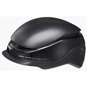 KED HELMETS Mitro UE1 Casque Vélo/E-Bike/VTT/VTC Adulte Unisexe, Black, L 56-61 cm