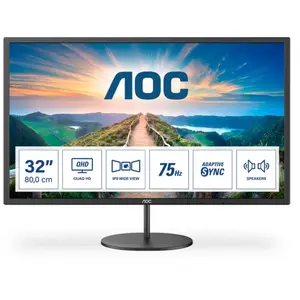 AOC V4 Q32V4 31.5" LED 2K Ultra HD 4 ms Noir Q32V4 pas cher