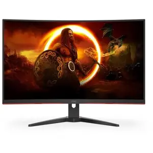 AOC G2 CQ32G2SE/BK 31.5" LED 2K Ultra HD 1 ms Noir, Rouge CQ32G2SE/BK pas cher