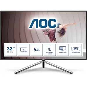 AOC U32U1 écran plat de PC 80 cm (31.5") 3840 x 2160 pixels 4K Ultra H...Vendu parkaufland
