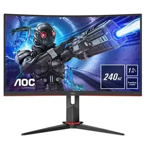 Comparateur de prix : Ecran PC Gamer Aoc C32G2ZE/BK 31.5" WLED Ecran Incurvé Noir et Rouge