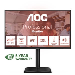 Moniteur professionnel AOC 24E4U 24  FHD 120 Hz avec support réglable ... pas cher