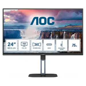 Comparateur de prix : AOC V5 24V5C 60,5 cm (23.8") 1920 x 1080 pixels Full HD LED Noir