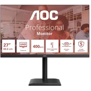 AOC E4 U27E4CV 27" LED 4K Ultra HD 4 ms Noir U27E4CV pas cher