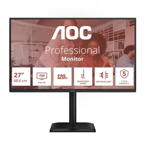 AOC 27E4CV, 68.6 cm (27"), 1920 x 1080 px, Full HD, DEL, 4ms, Noir pas cher