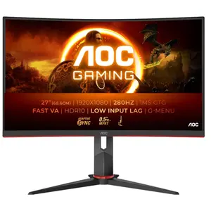 Aoc Écran Incurvé Gaming G2 C27g2z3/bk 27´´ Full Hd Va Led 280hz pas cher