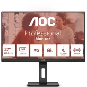Écran AOC U27E3UF 27 pouces, processeur puissant, design élégant. pas cher