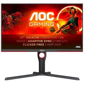 Comparateur de prix : AOC G3 Q27G3XMN/BK 27" LED 2K Ultra HD 5 ms Noir Q27G3XMN/BK