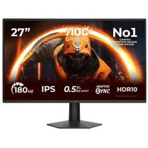 Écran PC AOC 27G50F 27" Full HD 180Hz IPS G-SYNC HDR10 0,5ms