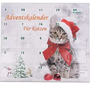 Ollesch Jouets pour chats Calendrier de l'Avent pour chats Noël pas cher