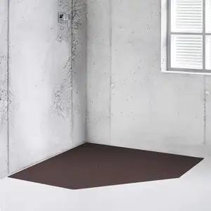 Bette Floor Caro Receveur de douche pentagonal, 7211-401PLUS, pas cher