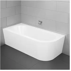 Bette Starlet Silhouette Baignoire d’angle, avec tablier, 6660-000CERVK,PLUS+B601-