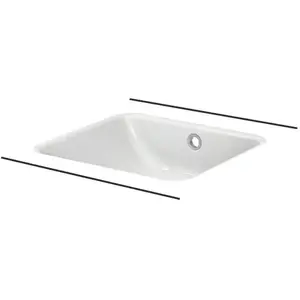Bette One Vasque à encastrer par-dessous, A135-000, pas cher