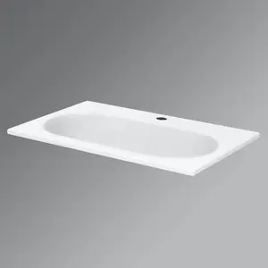 Bette Comodo Vasque à encastrer par-dessus, A216-440HLW1,PW,