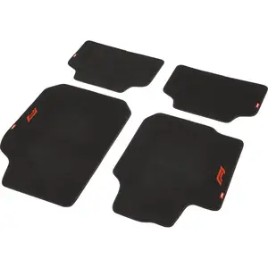 FORMULA 1 Formule de tapis de sol de voiture 1 cm570 noir / rouge 4 UDS  pas cher