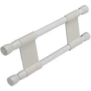 Comparateur de prix : Cartrend 10241 Caravan Double Barre De Maintien Pour Sécuriser Les Étagères, Armoires, Dimensions 25 Cm À 43 Cm