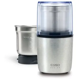 Comparateur de prix : Moulin électrique - CASO - Compact - Acier inoxydable - 200W - 90g de café