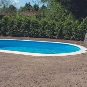 Comparateur de prix : Aqualux Kit Piscine Acier Enterrable - Ovale - 5.25X3.2X1.2 - Filtration 6M3/H - Echelle