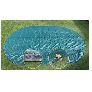 Aqualux Bâche d'hiver pour piscines ovale - 7.30 x 3.75 m - Vert