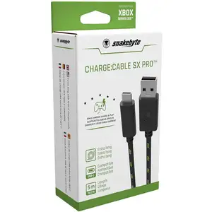 Comparateur de prix : Snakebyte SB916281 câble USB USB 2.0 5 m USB C USB A Noir, Vert