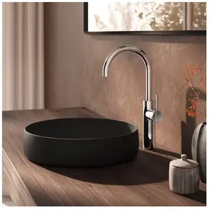 Herzbach DEEP Mitigeur de lavabo à bec haut, taille XL, 18.020320.3.01... pas cher