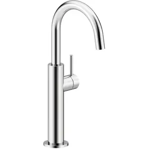 Herzbach DEEP Mitigeur de lavabo slim à bec haut, taille L, 18.023410.... pas cher