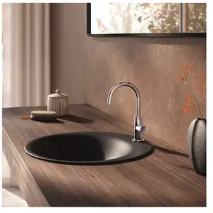 Herzbach DEEP Mitigeur de lavabo slim, taille M, 18.023420.1.01, Slim ... pas cher