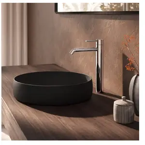 Herzbach DEEP Mitigeur de lavabo à bec haut, taille XL, 18.023200.4.01... pas cher