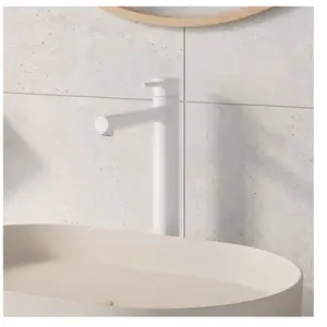 Herzbach SIRO WHITE Mitigeur de lavabo XL-Size à bec haut, 30.120420.3... pas cher