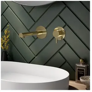 Herzbach SIRO PVD GOLD Mitigeur de lavabo, 30.120956.1.03, pas cher