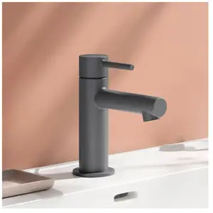 Herzbach SIRO GREY Mitigeur de lavabo S-Size, 30.120321.1.06, S-Size pas cher