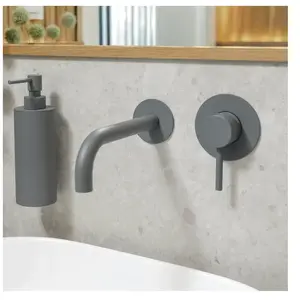 Herzbach DEEP GREY Mitigeur de lavabo, 23.203756.1.06, pas cher