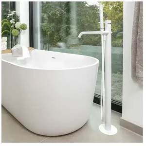 Herzbach DEEP WHITE Mitigeur monocommande, pour baignoire, 23.220700.1... pas cher