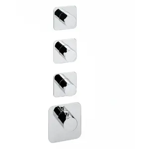 Herzbach LOGIC XL Mitigeur thermostatique, pour douche, 36.523015.1.01... pas cher